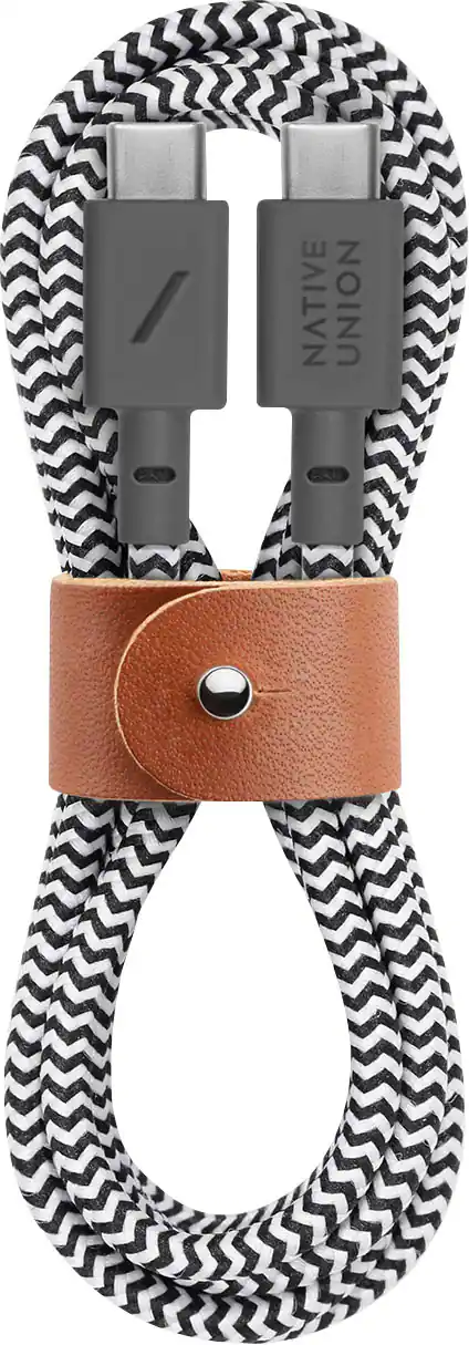 Native Union - Belt Cable (USB-C to USB-C) - ZEBRA