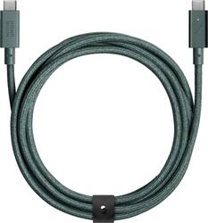 Native Union - BELT CABLE-TYPE-C-C-PRO2.4M 240W - SLATE GREEN - Front_Zoom