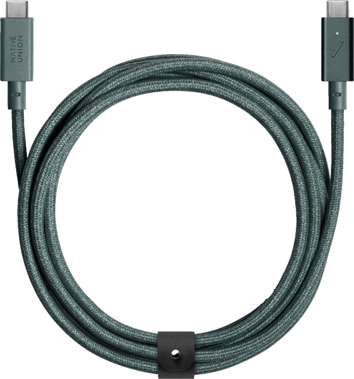 Native Union - BELT CABLE-TYPE-C-C-PRO2.4M 240W - SLATE GREEN