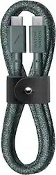 Native Union - BELT CABLE C TO C 1.2M - SLATE GREEN - Front_Zoom