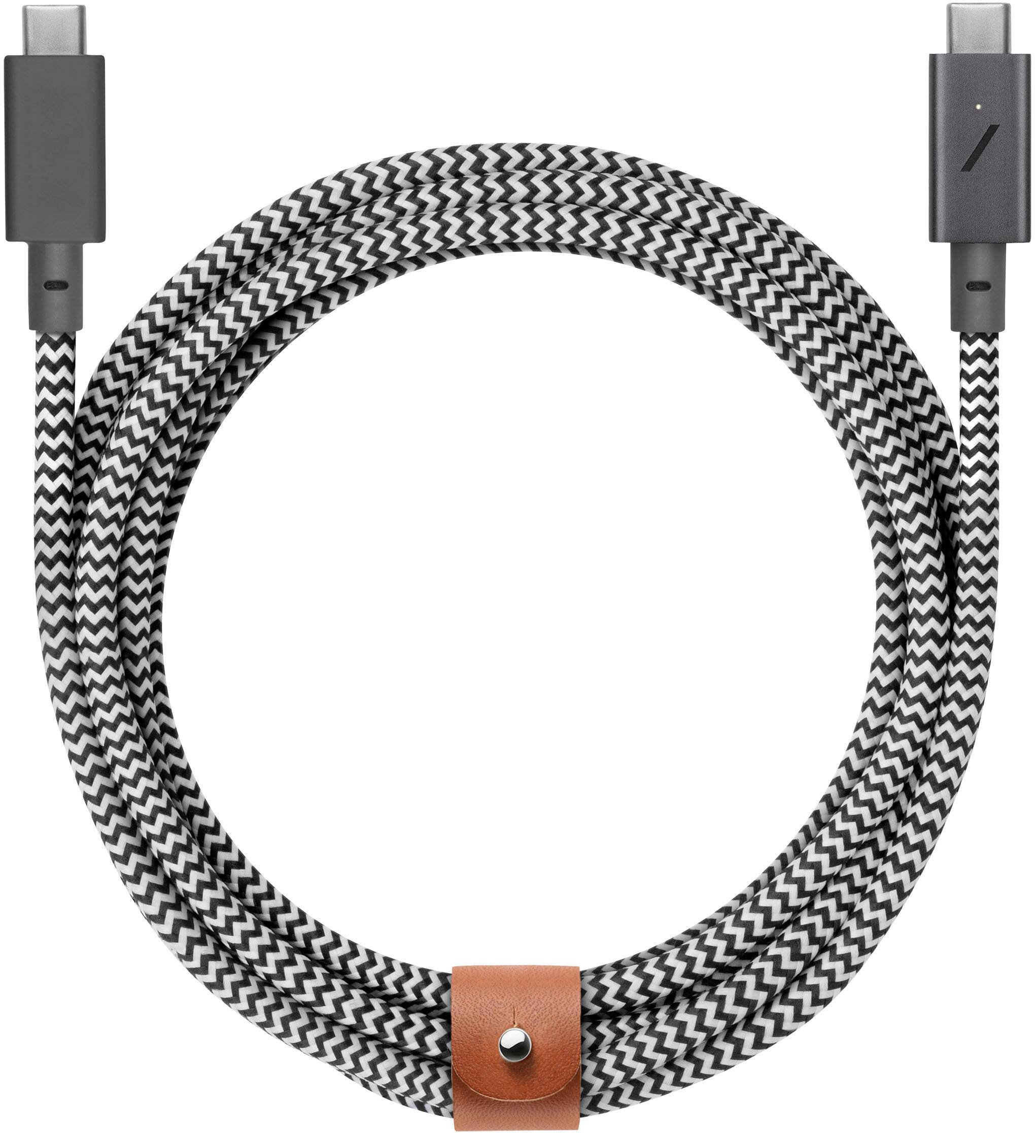thumbnail image 2 of Native Union Type-C Belt Cable - USB-C To USB-C 4ft Ultra-Strong Charging Cable Compatible With IPhone Air, 17, 17 Pro, 17 Pro Max, IPad Pro, IPad 2 of 9
