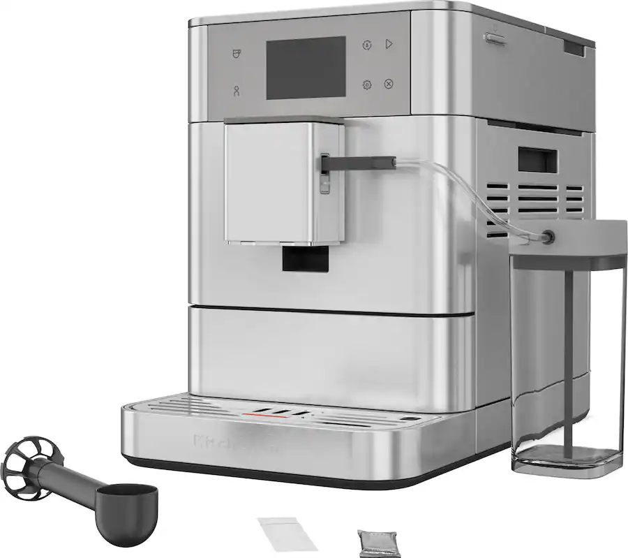 Kitchenaid Large Machine KitchenAid Fully Automatic Espresso Machine KF7, KES8557 Stainless ...