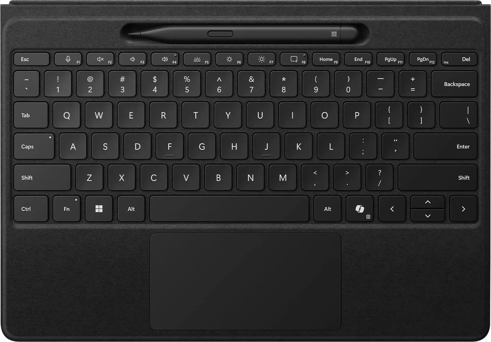 Tablet_Keyboards:
Esc, FI, x, F2, F3, F4, F5, FE, F7, FB, Home, F9, End, FI0, PgUp, F11, PgDn, F12, Ins, Del, -, %, !, 1, @, 2, #, 3, $