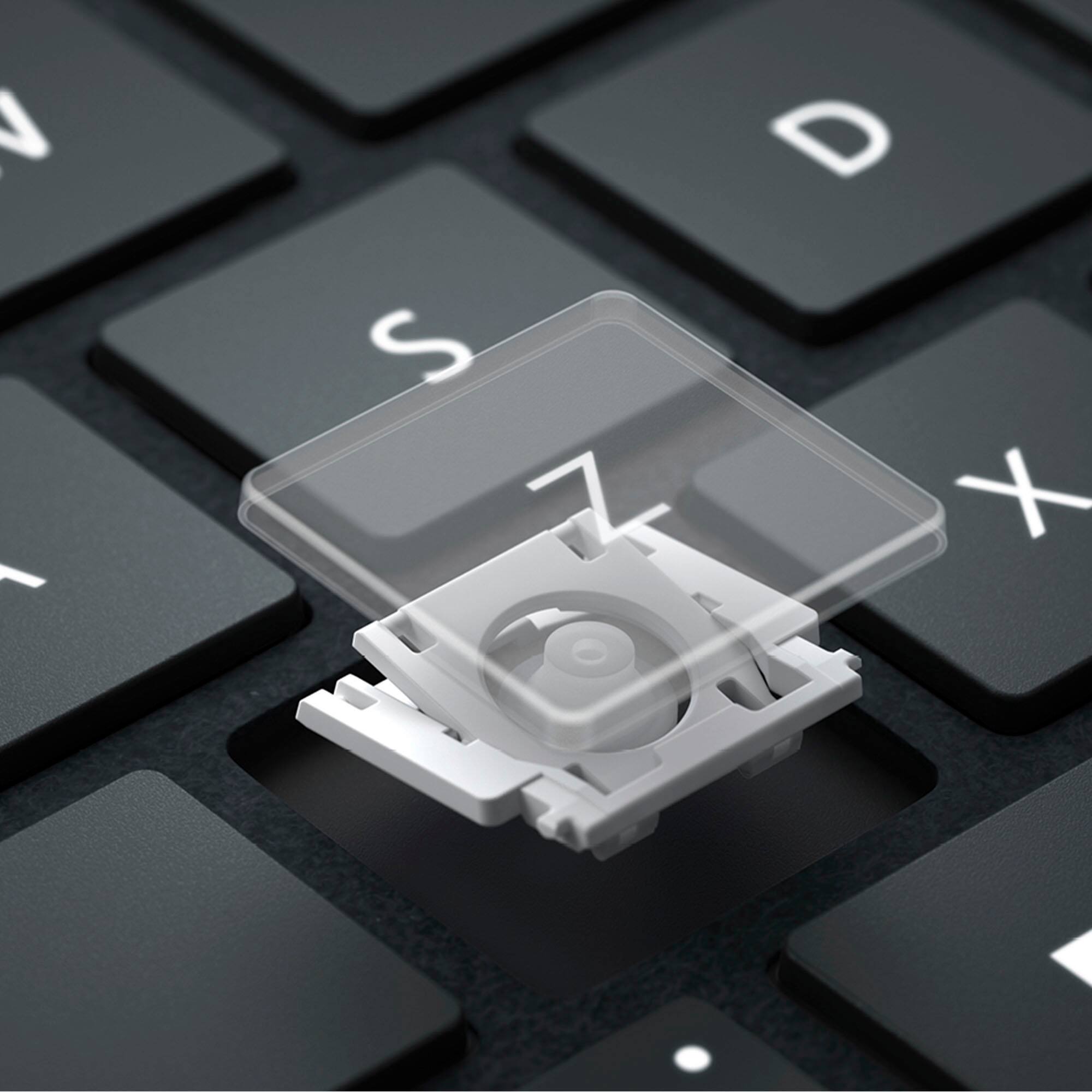 Alt View 12. Microsoft - Surface Pro Keyboard for Pro (11th Edition), Pro 9, and Pro 8 with Pen Storage - Sapphire.