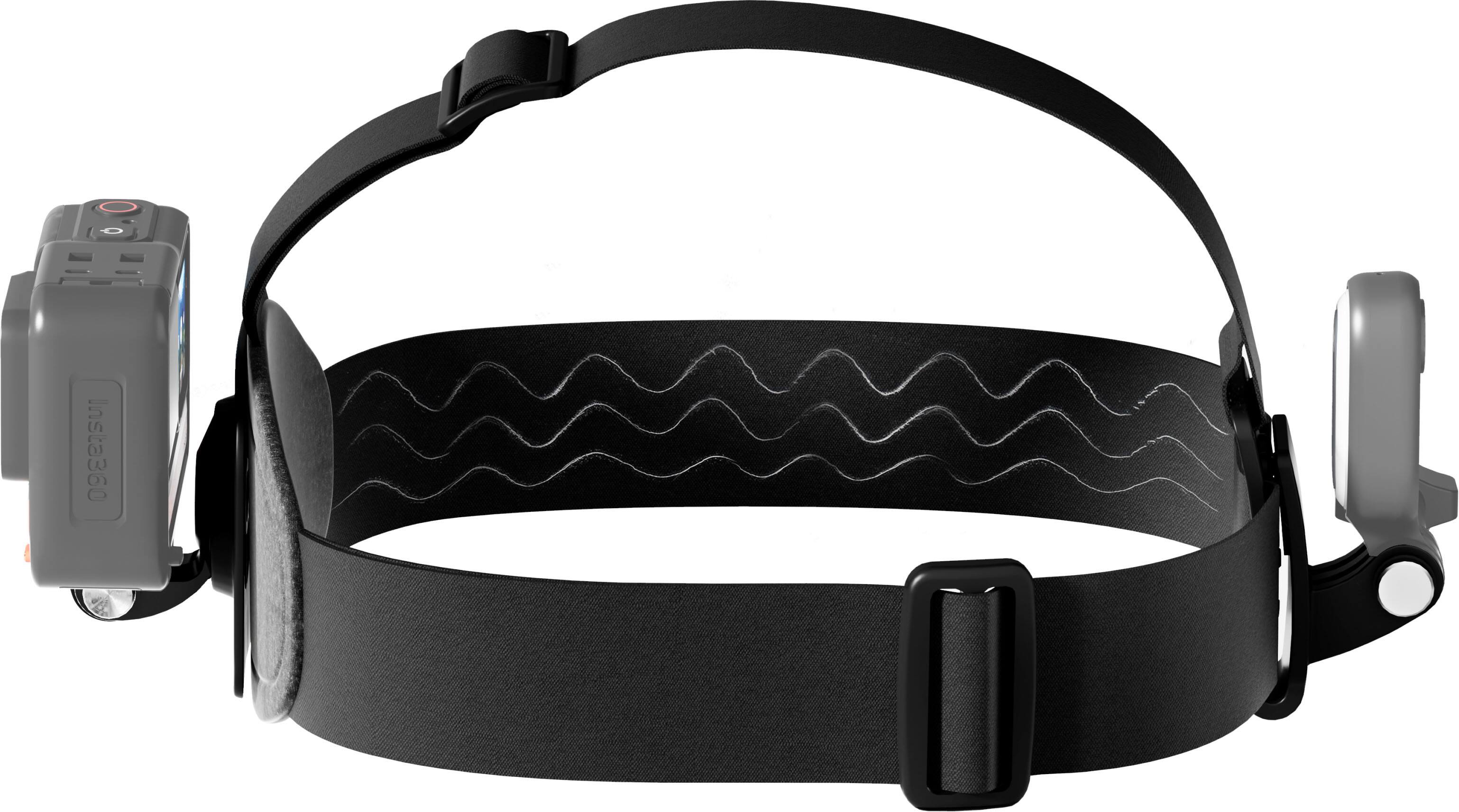 Alt View 13. Insta360 - Head Strap - Black.