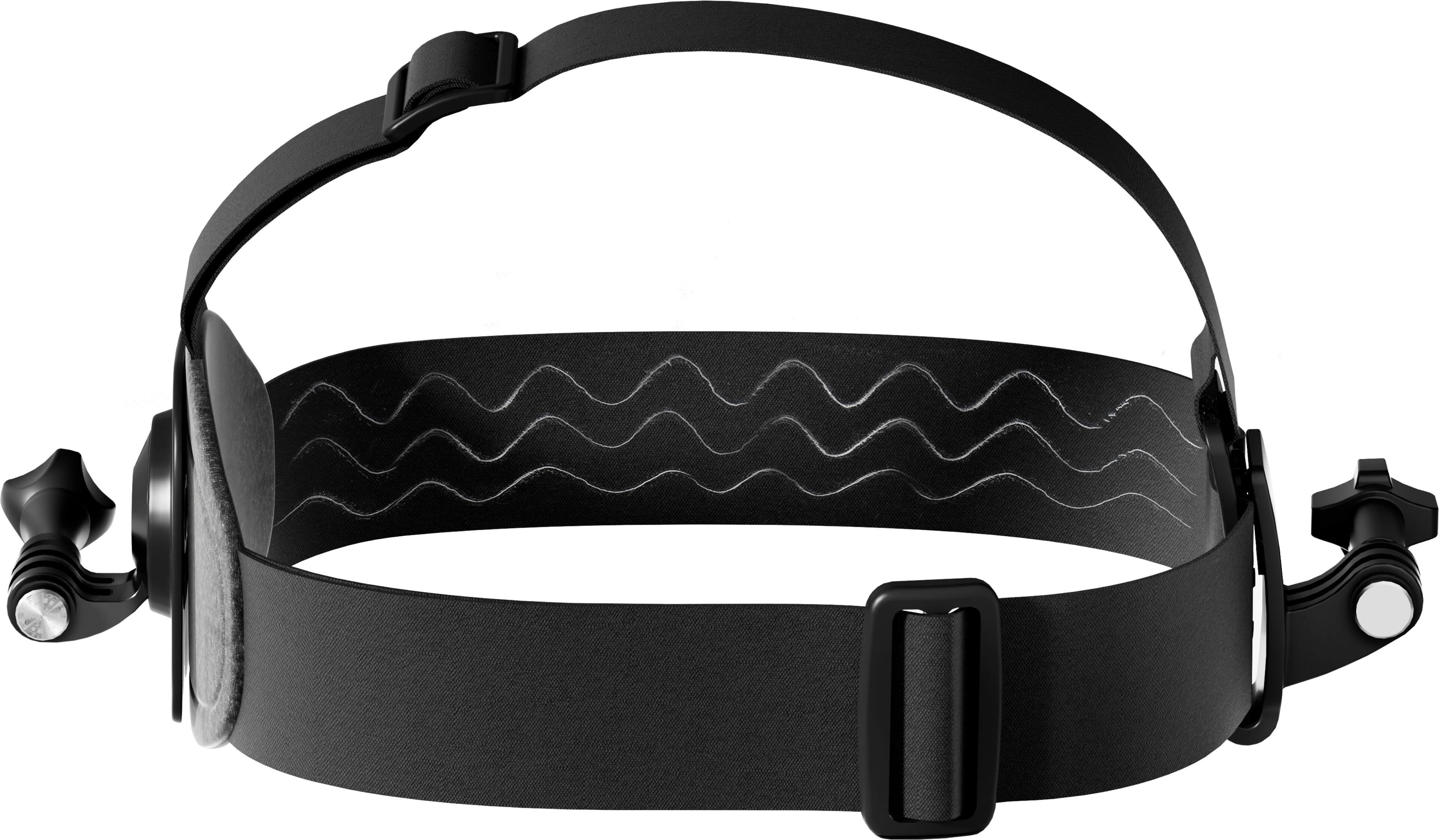 Left. Insta360 - Head Strap - Black.