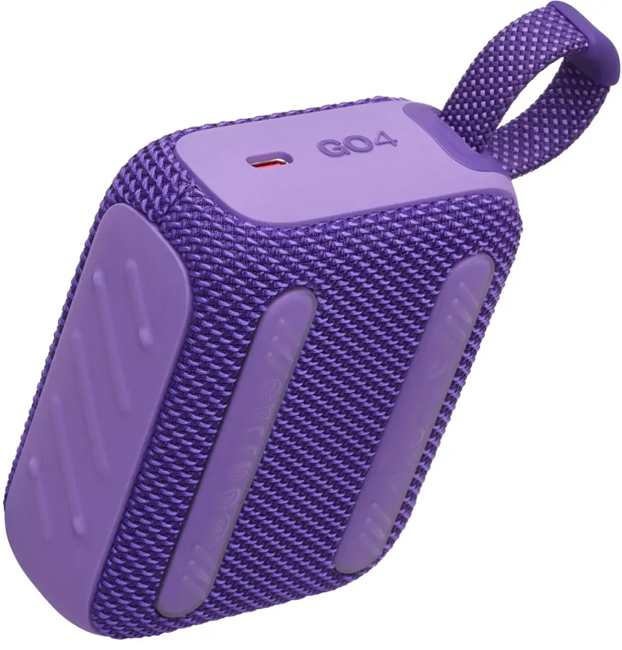 Alt View 14. JBL - Go 4 Portable Bluetooth Speaker - Purple.