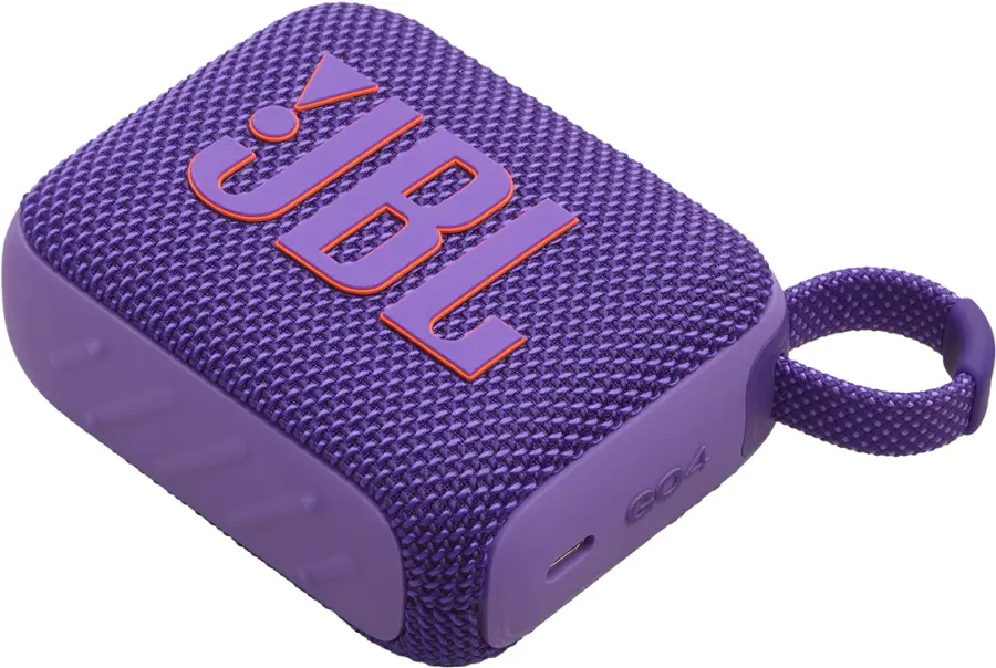 Alt View 15. JBL - Go 4 Portable Bluetooth Speaker - Purple.