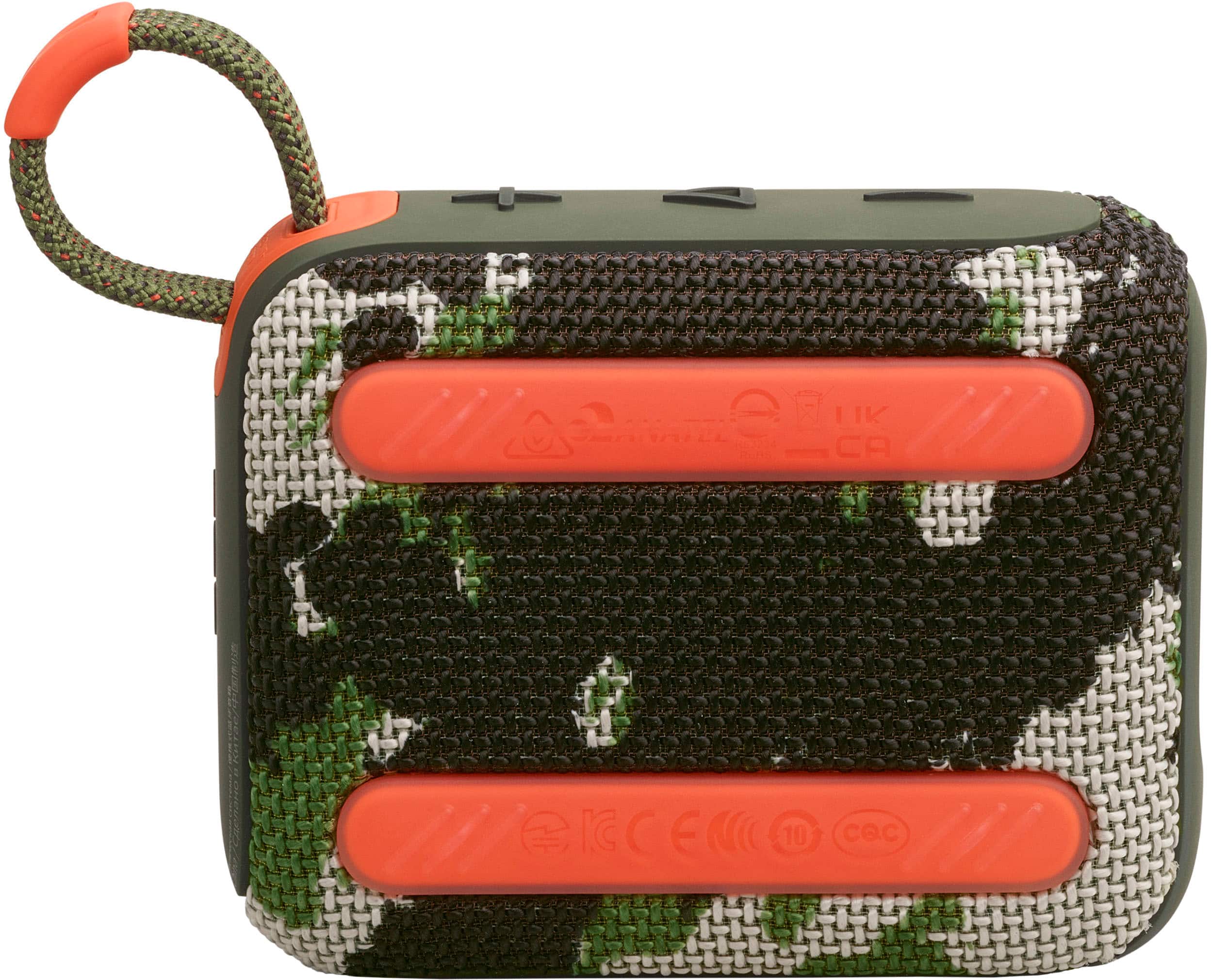 Alt View 1. JBL - Go 4 Portable Bluetooth Speaker - Camouflage.