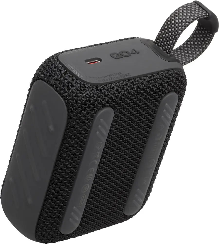 Alt View 14. JBL - Go 4 Portable Bluetooth Speaker - Black.