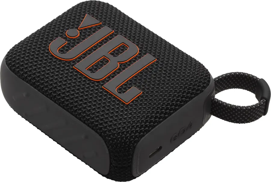Alt View 15. JBL - Go 4 Portable Bluetooth Speaker - Black.