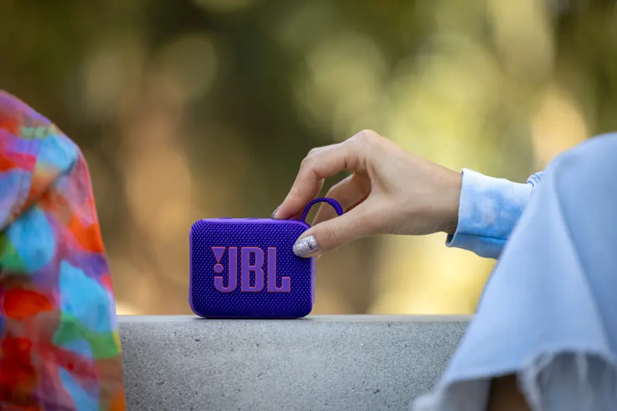 Alt View 19. JBL - Go 4 Portable Bluetooth Speaker - Black.