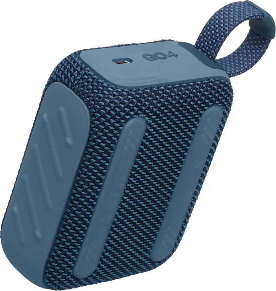 Alt View 14. JBL - Go 4 Portable Bluetooth Speaker - Blue.
