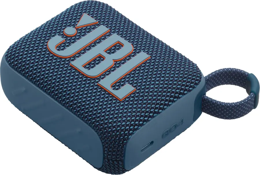 Alt View 15. JBL - Go 4 Portable Bluetooth Speaker - Blue.