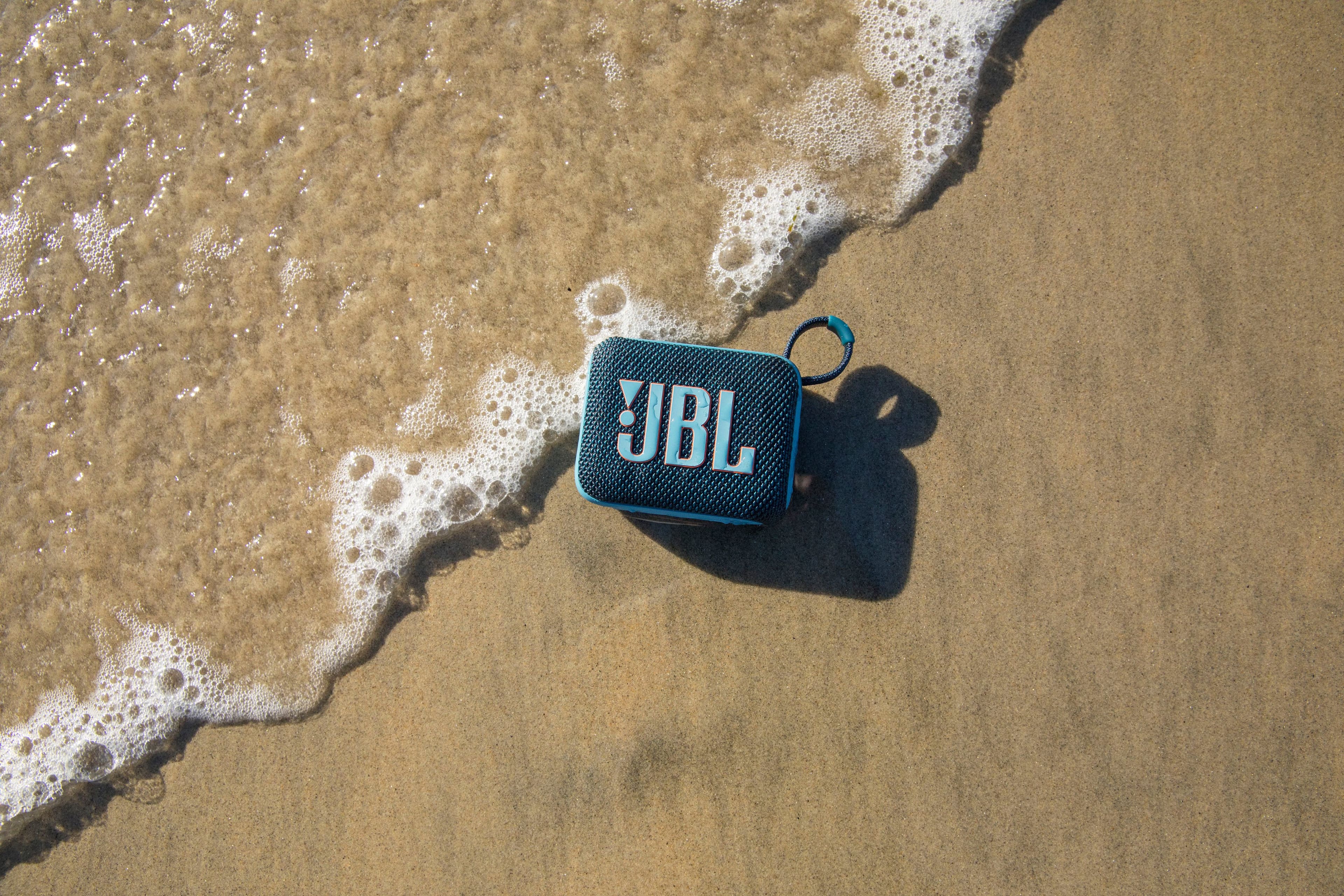 Alt View 23. JBL - Go 4 Portable Bluetooth Speaker - Blue.