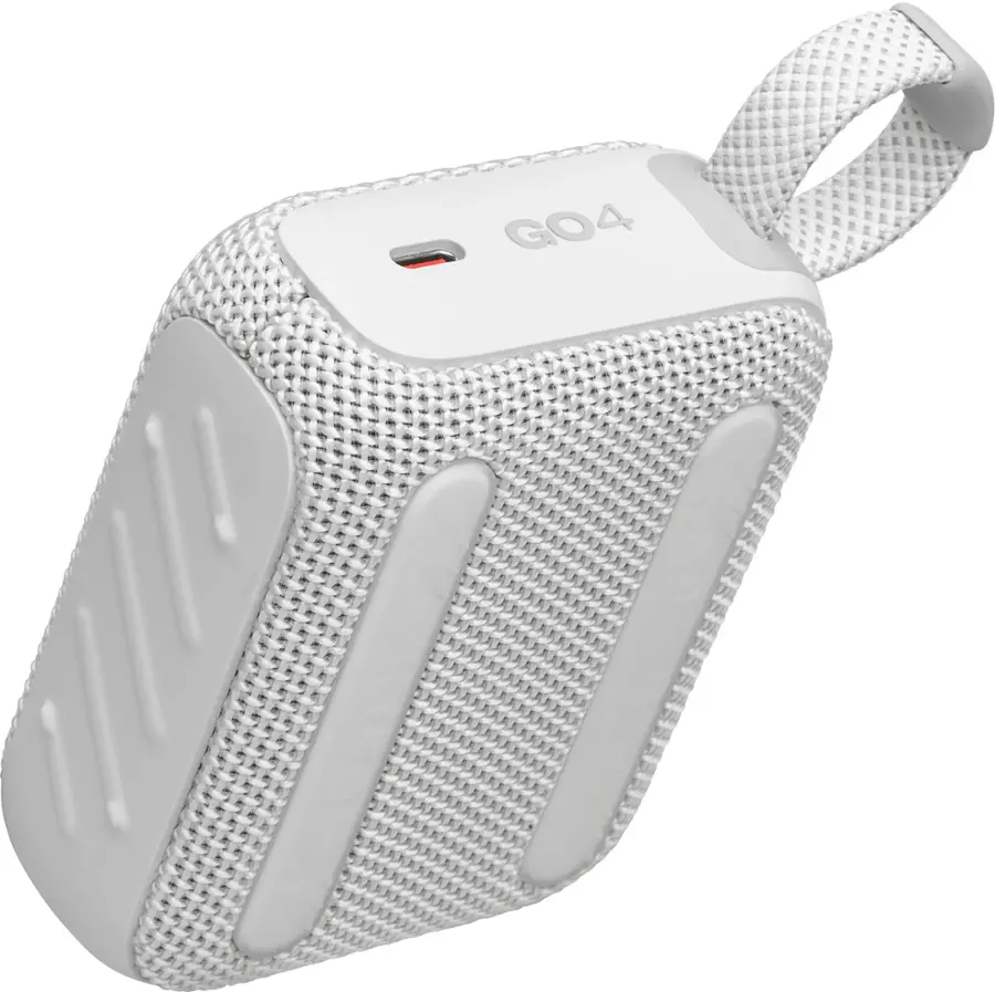 Alt View 14. JBL - Go 4 Portable Bluetooth Speaker - White.