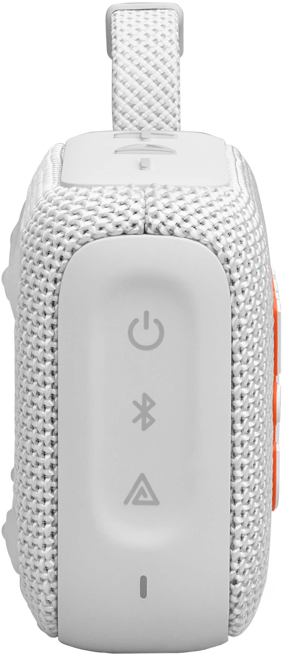 Alt View 17. JBL - Go 4 Portable Bluetooth Speaker - White.