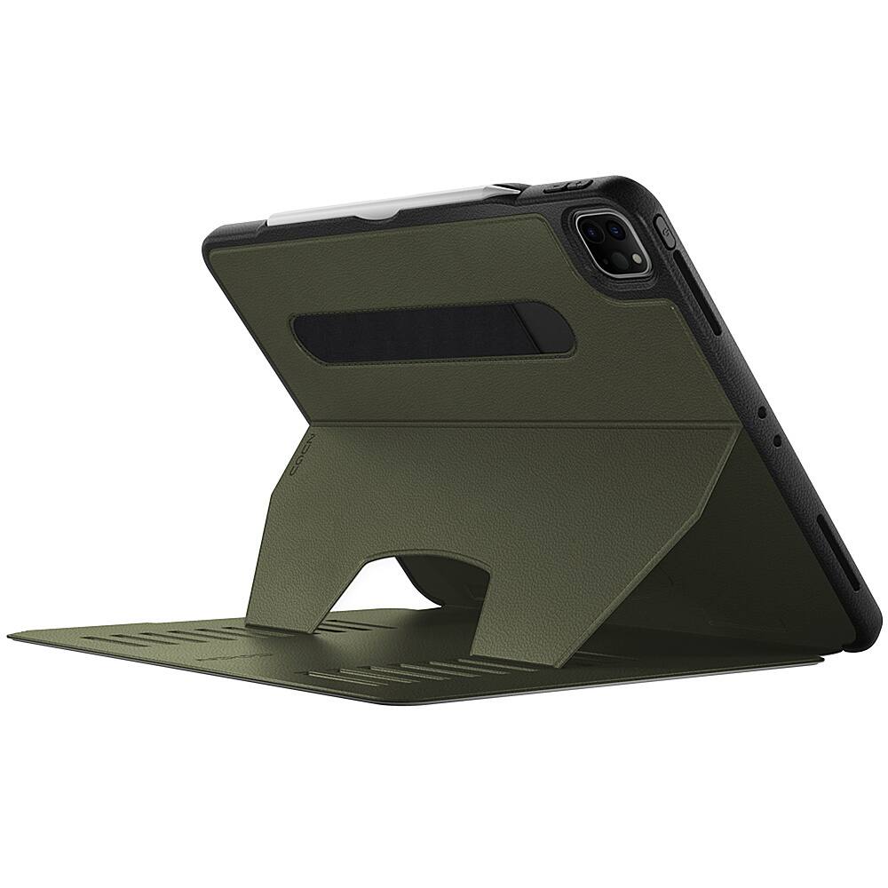 Alt View 13. ZUGU - Slim Protective Case for Apple iPad Pro 12.9 Case (5th/6th Generation, 2021/2022) - Olive.