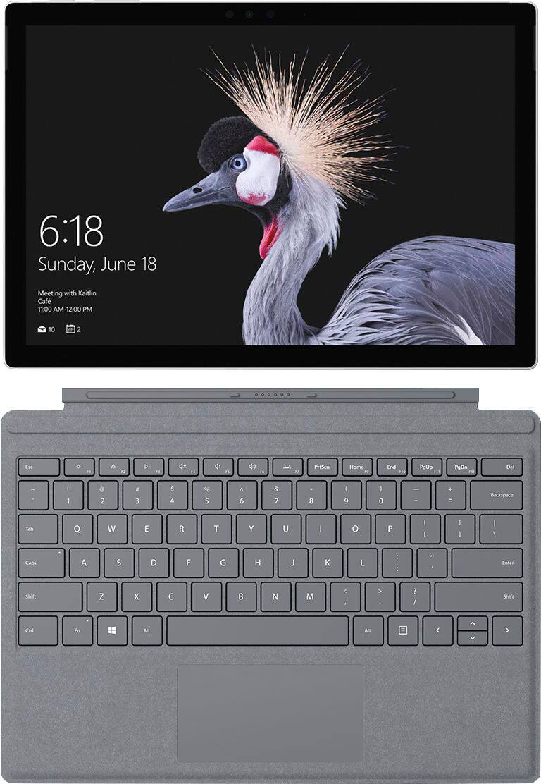 Alt View 11. Microsoft - Refurbished Surface Pro - 12.3" Touch-Screen - Intel Core i5 - 8GB Memory - 128GB SSD with Platinum Cover (Latest Model) - Silver.