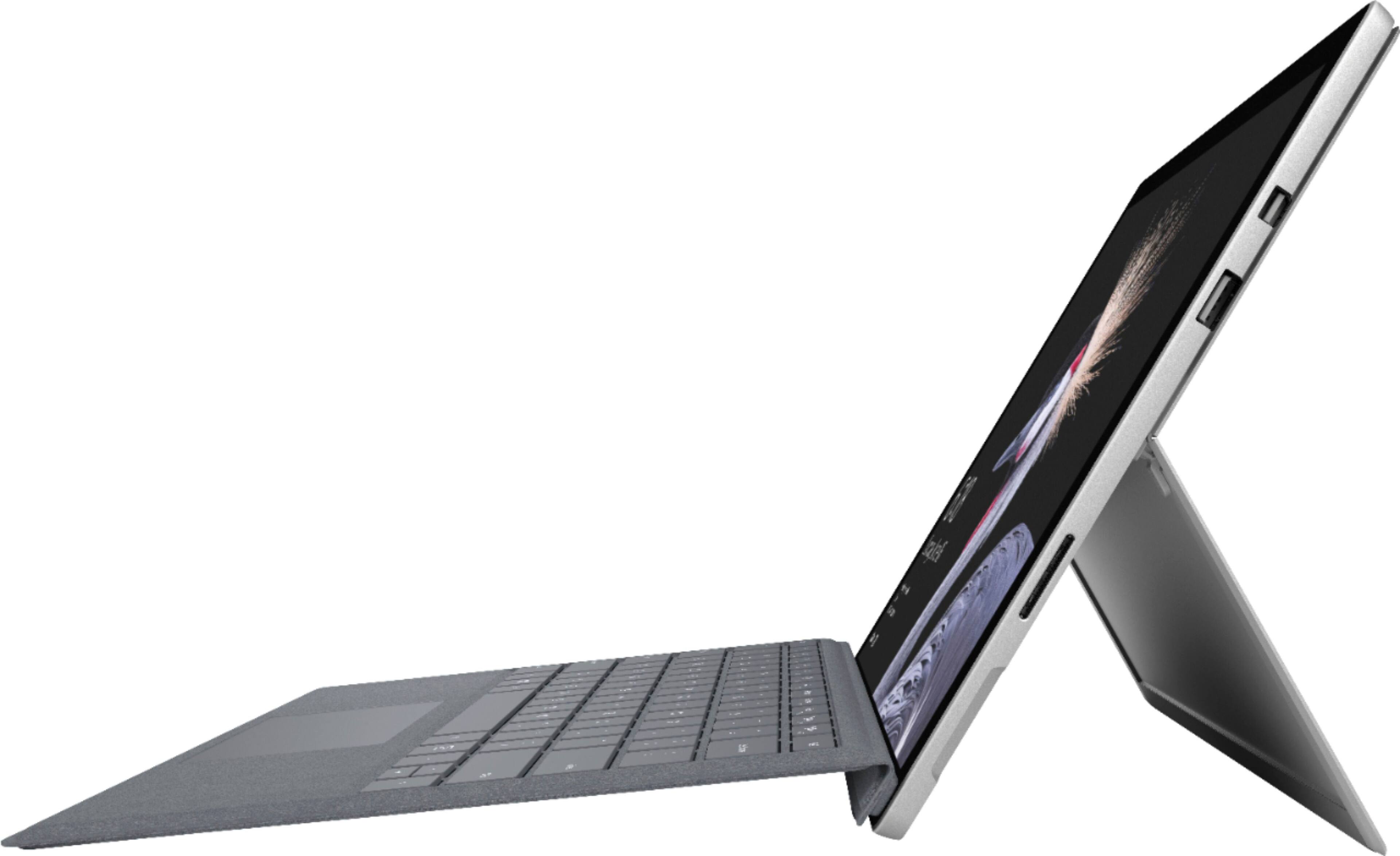 Alt View 12. Microsoft - Refurbished Surface Pro - 12.3" Touch-Screen - Intel Core i5 - 8GB Memory - 128GB SSD with Platinum Cover (Latest Model) - Silver.