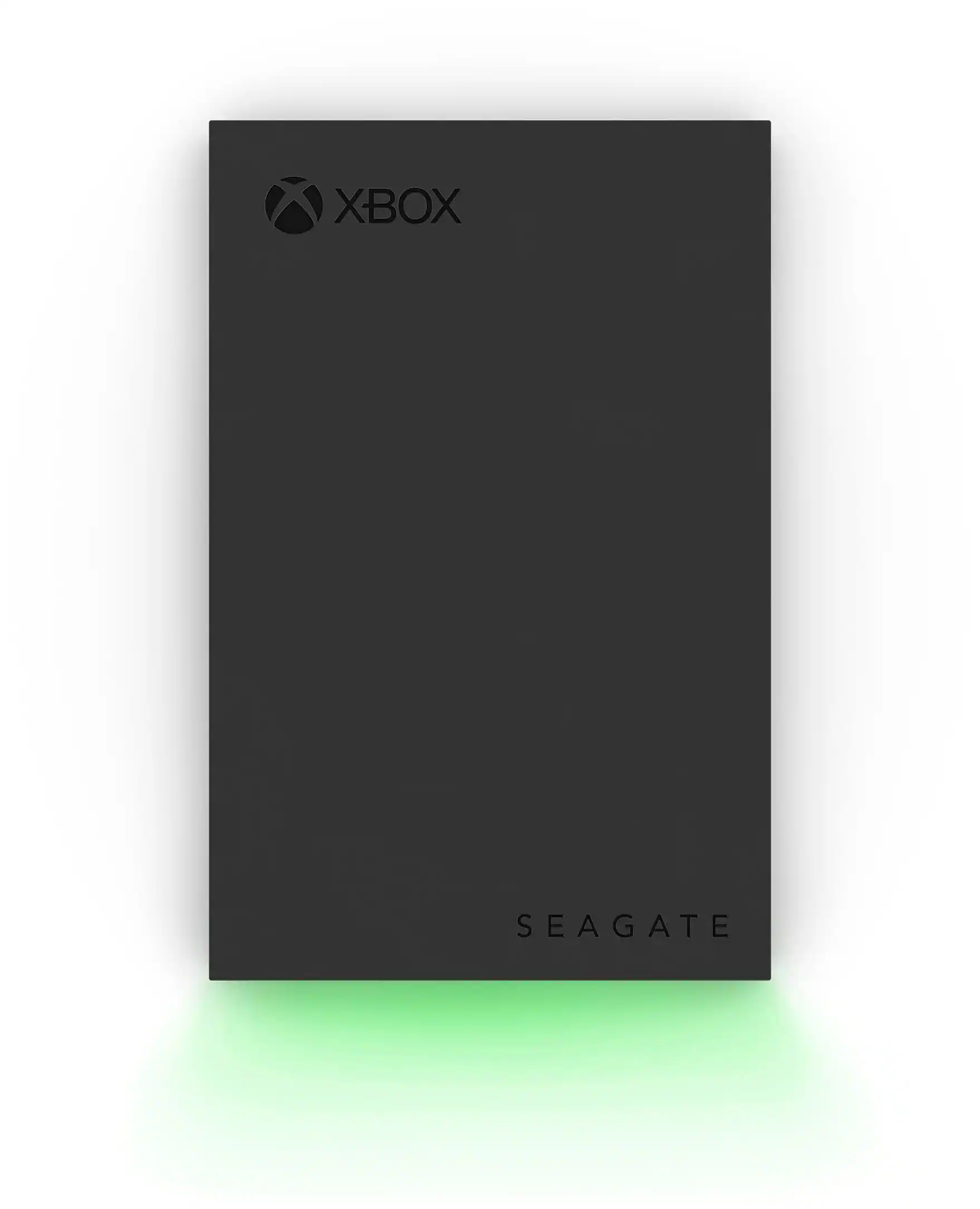 Front. Seagate - Game Drive for Xbox 5TB External USB 3.2 Gen 1 Portable Hard Drive Xbox Certified with Green LED Bar - Black.