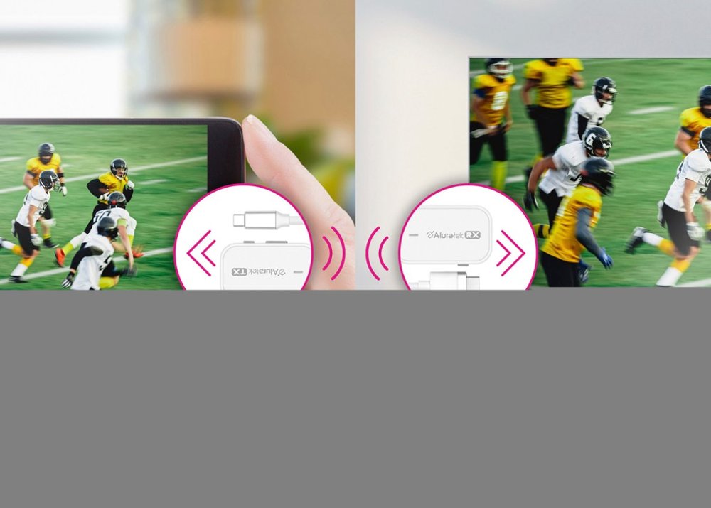 The image features two white Aluratek TX chargers, each with a USB cable attached. The chargers are sitting next to each other, and the cables are connected to the chargers. The cables are white and appear to be of good quality. The chargers are designed for charging electronic devices, such as smartphones or tablets, and are likely to be used in various settings, such as homes, offices, or public spaces.