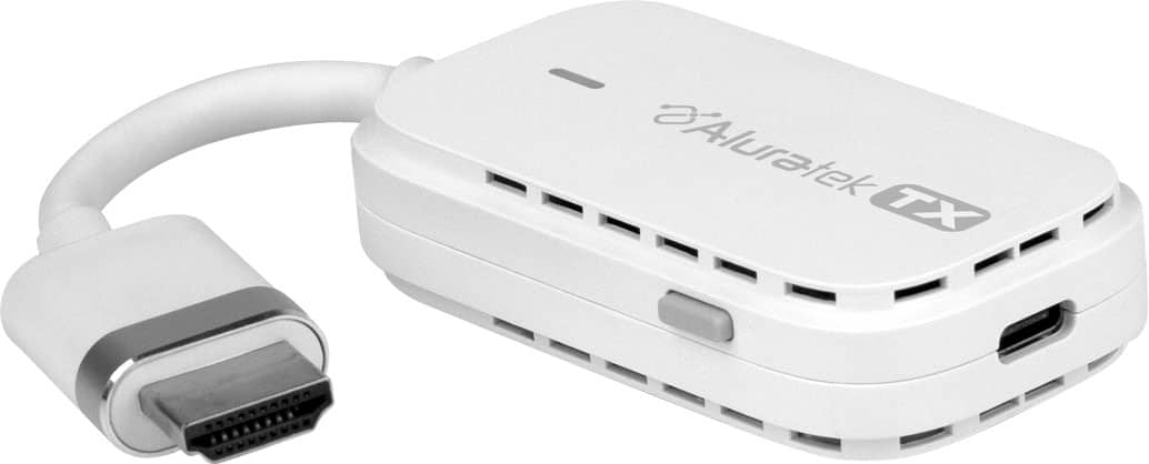 Alt View 15. Aluratek - Streamcast Pro Wireless HDMI Transmitter and Receiver - White.