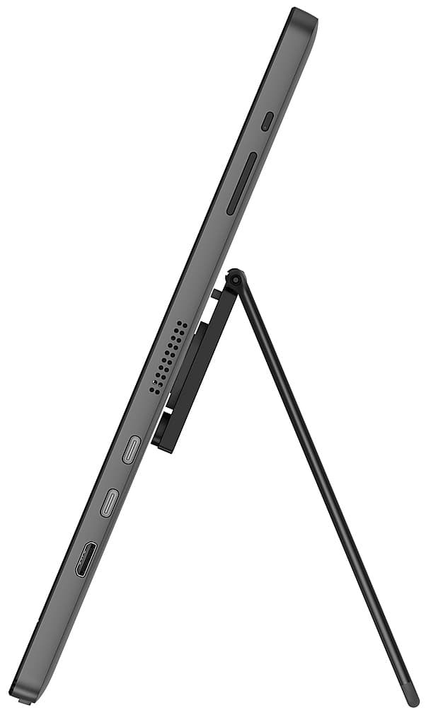 Back. MSI - ProMP161E2 15.6” IPS FHD 1080P USB Type-C Portable Monitor with built-in speaker(Mini HDMI, Type-C) Metal Gray - Metal Gray.