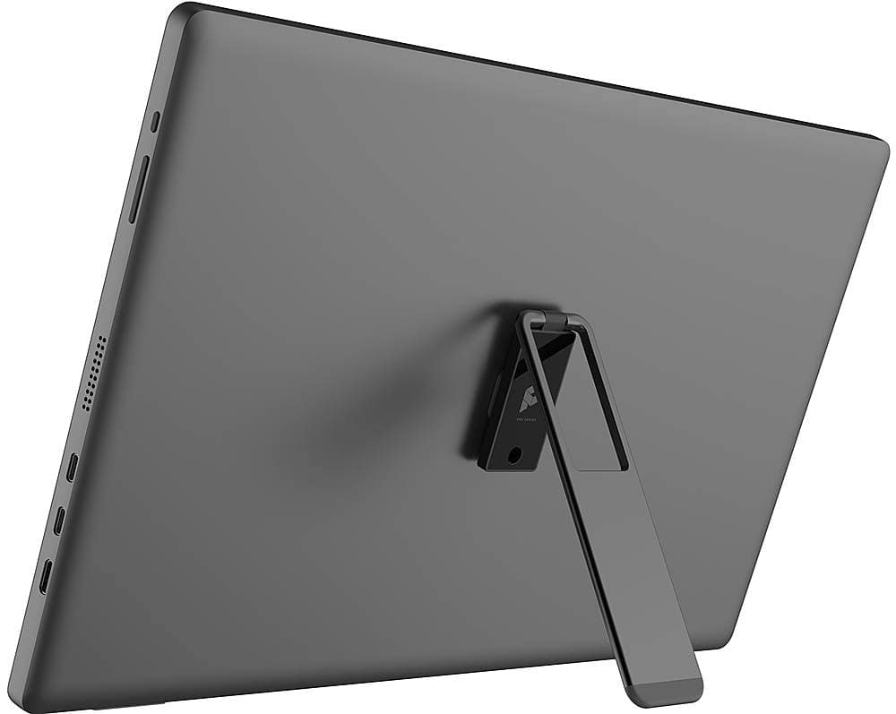 Alt View 11. MSI - ProMP161E2 15.6” IPS FHD 1080P USB Type-C Portable Monitor with built-in speaker(Mini HDMI, Type-C) Metal Gray - Metal Gray.