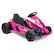 Front. Hyper - Drifting Go Kart Electric Ride On w/ 9 MPH Max Speed - Pink.