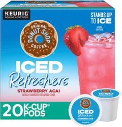 The Original Donut Shop - DS ICED Refreshers Straw Acai, 20ct - Front_Zoom
