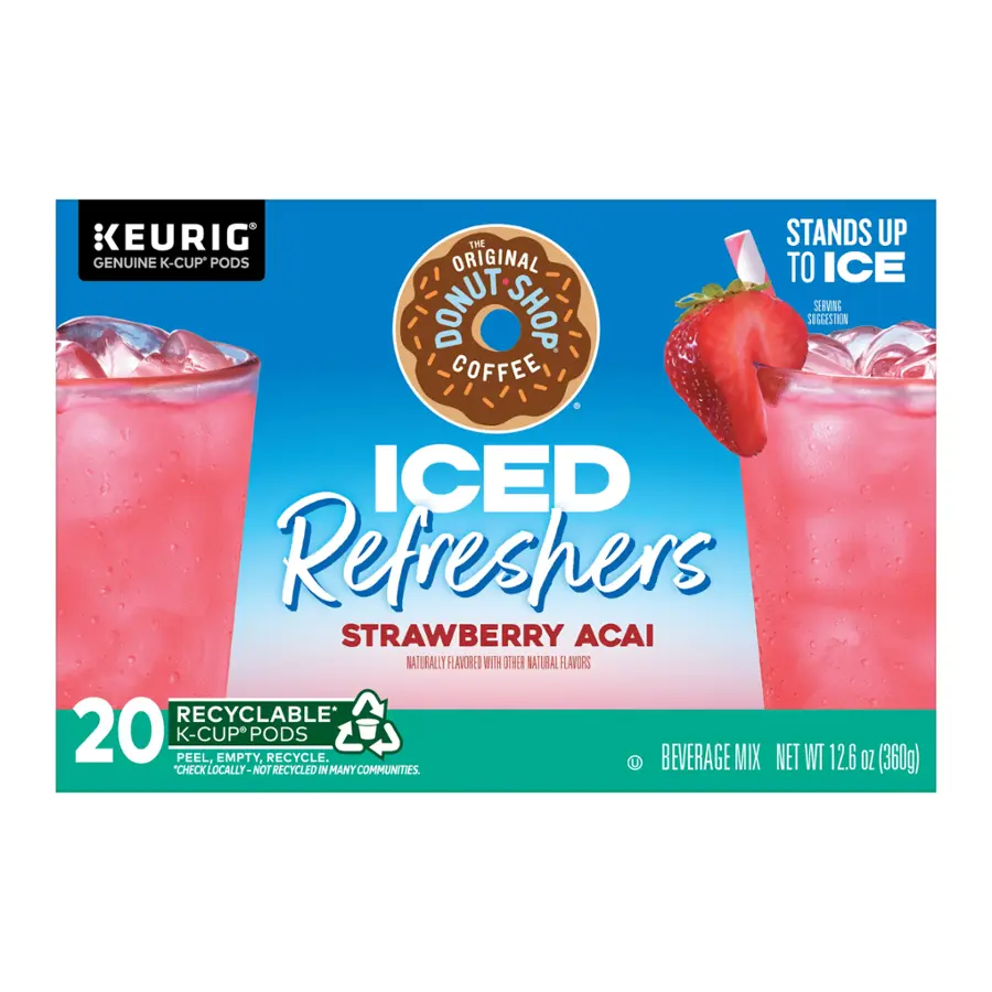 Alt View 17. The Original Donut Shop - DS ICED Refreshers Straw Acai, 20ct.