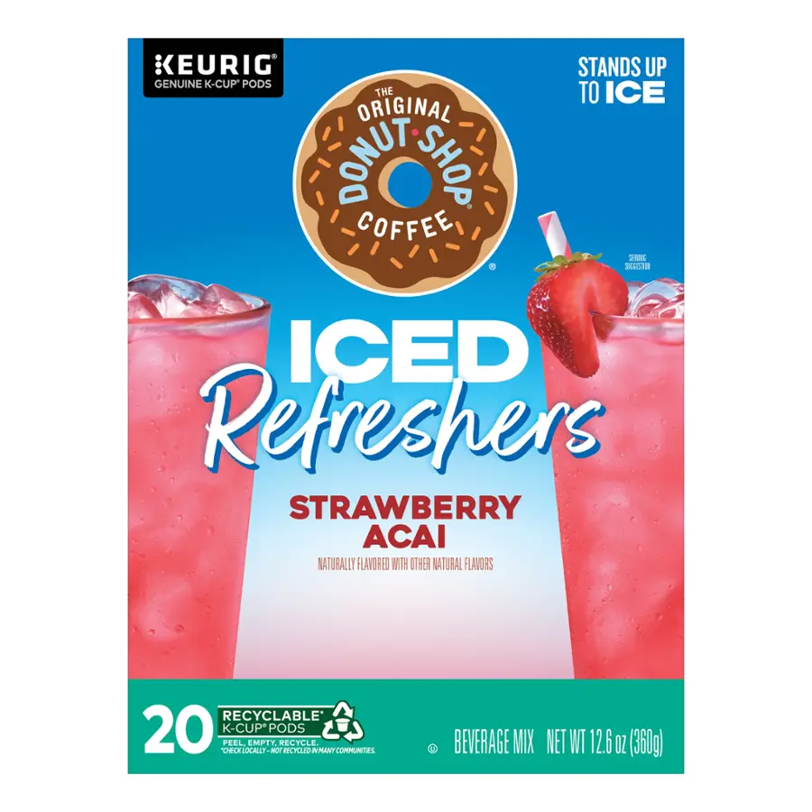 Alt View 18. The Original Donut Shop - DS ICED Refreshers Straw Acai, 20ct.