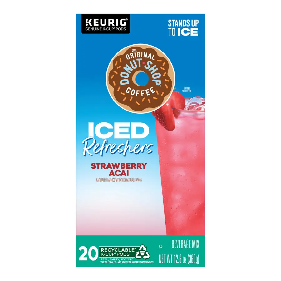 Alt View 19. The Original Donut Shop - DS ICED Refreshers Straw Acai, 20ct.