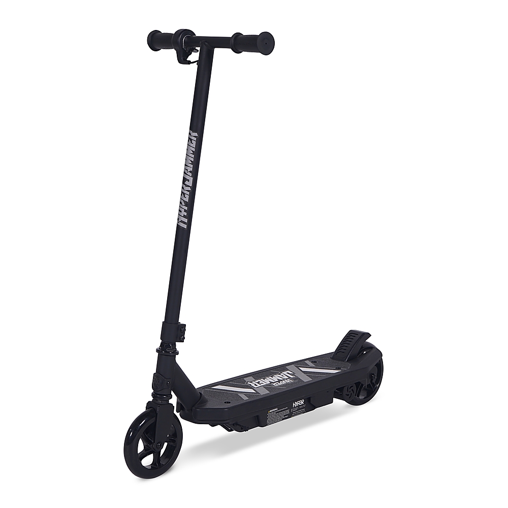 Angle View: Hyper - Jammer Electric Scooter Ride w/ 8 Mile Range & 10 mph Max Speed - Black