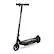 The image features a black TyperJammer scooter with a black seat and handlebars. The scooter has a wheel and a black frame, and it is standing upright in a white background.