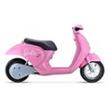 Angle. Hyper - BARBIE Retro Scooter, Powered Ride-on with Easy Twist Throttle and 14MPH Max Speed - Pink.