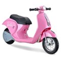 Left. Hyper - BARBIE Retro Scooter, Powered Ride-on with Easy Twist Throttle and 14MPH Max Speed - Pink.