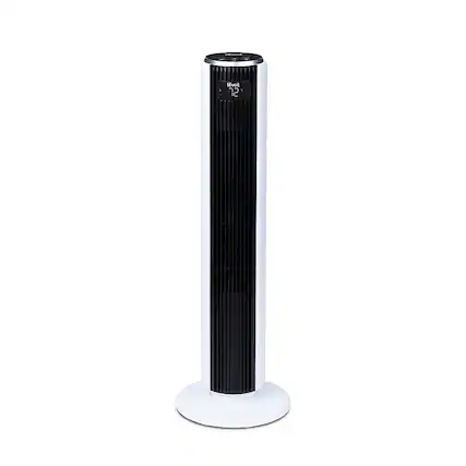 Front. Levoit - Classic 36-Inch Smart Tower Fan - Black.