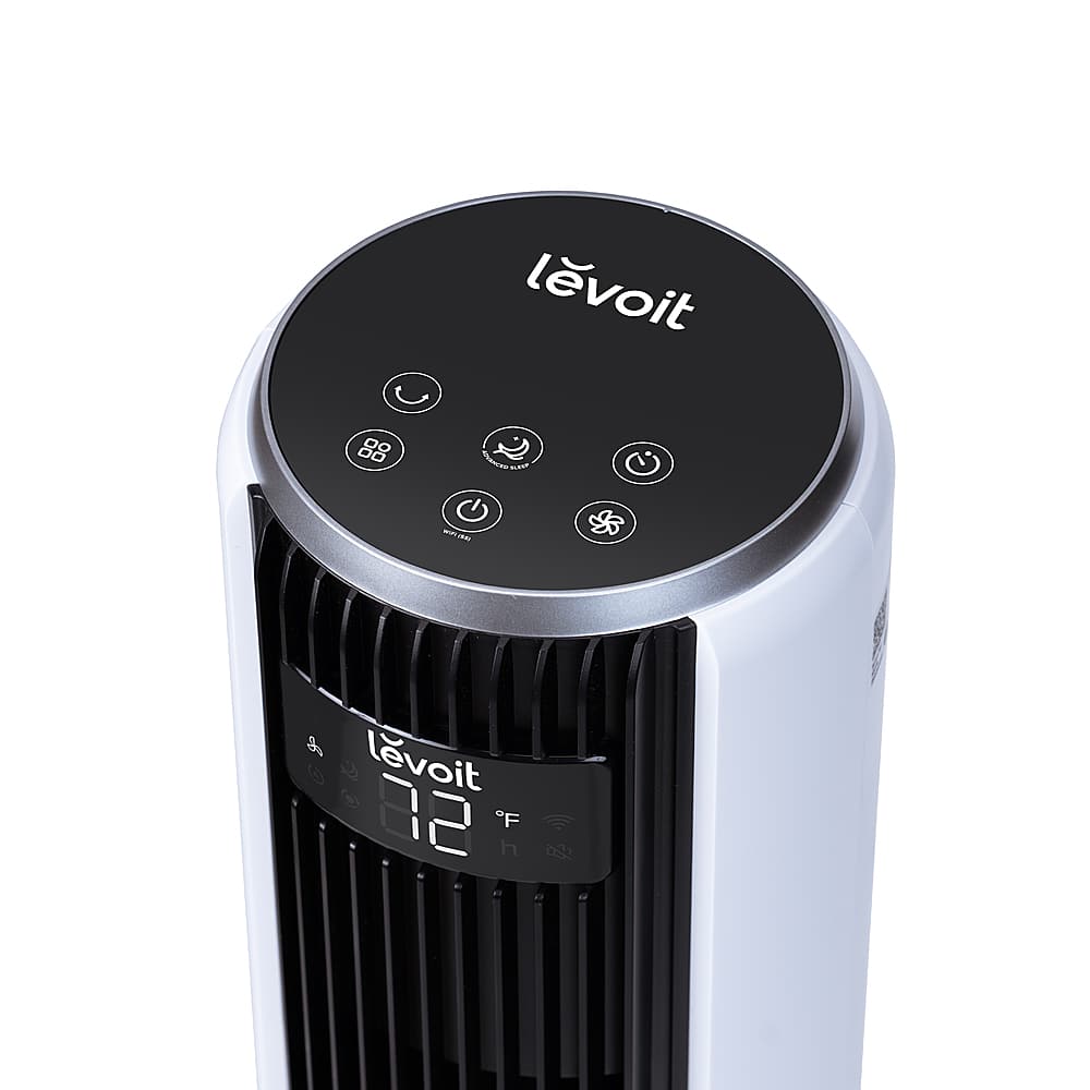The image features a white and black LVT 88 air conditioner. The device has a digital display and a remote control, which allows users to easily adjust the temperature and settings. The air conditioner is designed to provide efficient cooling and is suitable for various indoor environments.