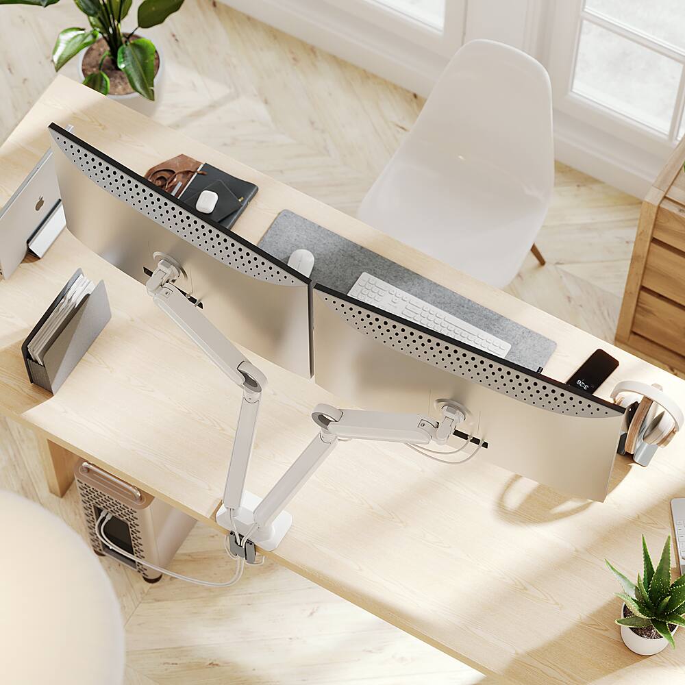 Alt View 18. Alogic - Clarity Max 32" 60 Hz UHD 4K Monitor with 16:9 AR, USB-C and 65W Power Delivery - Silver, Black, Multicolor.