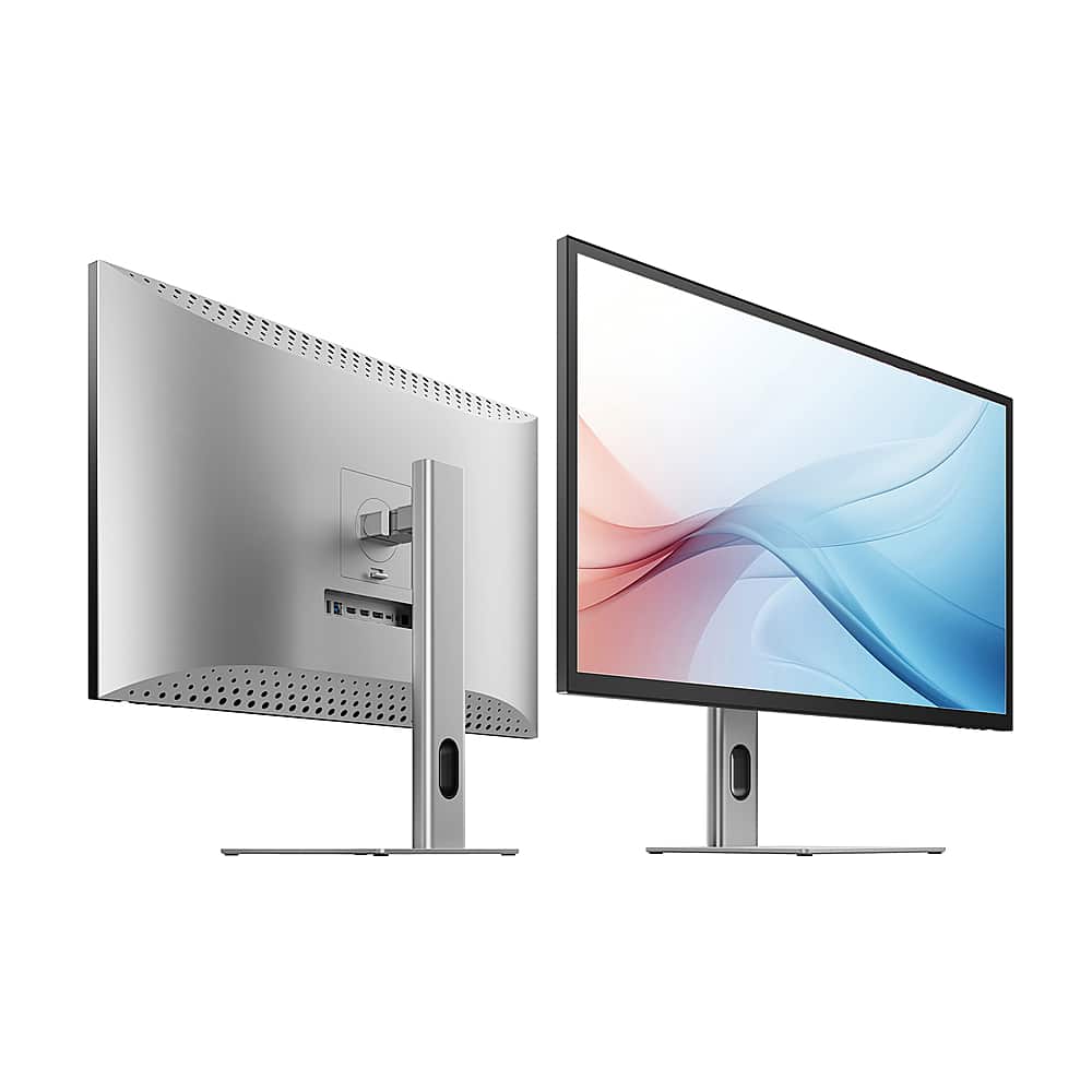 Angle. Alogic - Clarity Max 32" 60 Hz UHD 4K Monitor with 16:9 AR, USB-C and 65W Power Delivery - Silver, Black, Multicolor.