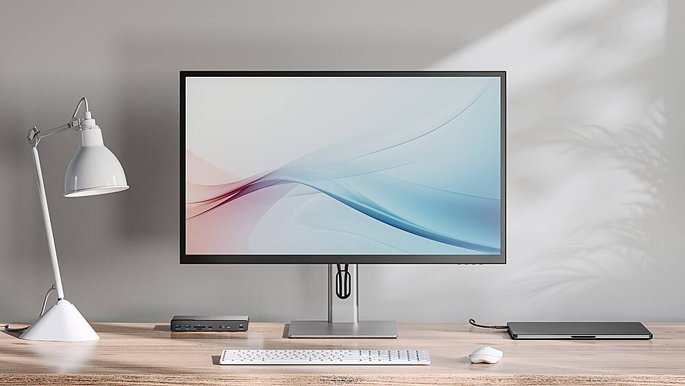 Alt View 25. Alogic - Clarity Max 32" 60 Hz UHD 4K Monitor with 16:9 AR, USB-C and 65W Power Delivery - Silver, Black, Multicolor.
