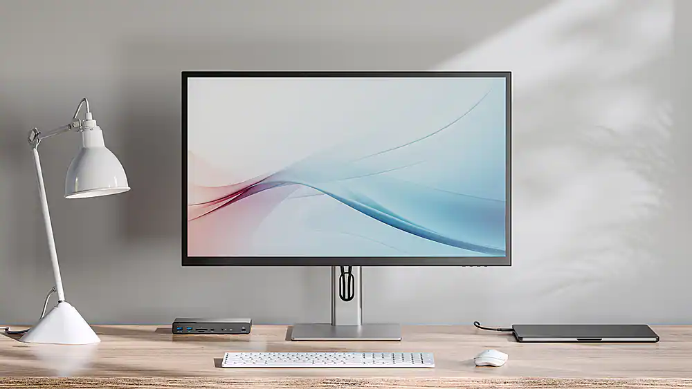 Alt View 25. Alogic - Clarity Max 32" 60 Hz UHD 4K Monitor with 16:9 AR, USB-C and 65W Power Delivery - Silver, Black, Multicolor.