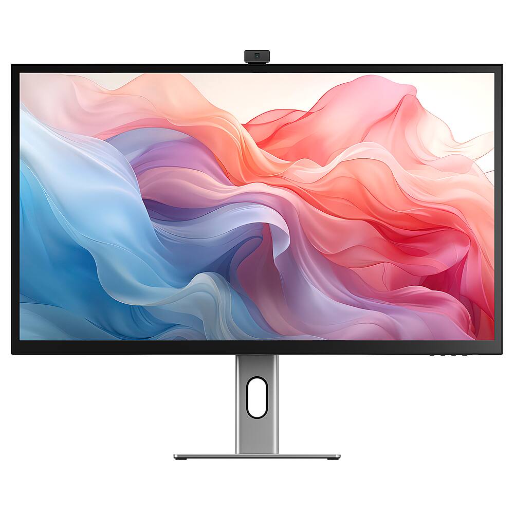 Alt View 12. Alogic - Clarity Max Touch 32" UHD 4K Monitor with USB-C Power Delivery, Webcam, Touch Screen, 4k Monitor, & 65W Power Delivery - Black.