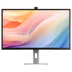 Front. Alogic - Clarity Max Pro 32" 60 Hz UHD 4K Monitor with USB-C, 65W Power Delivery and 8MP Smart Webcam - Silver, Black, Multicolor.