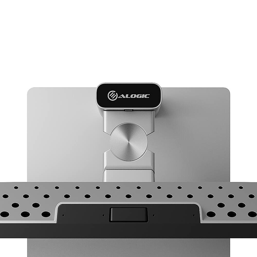 Alt View 15. Alogic - Clarity Max Pro 32" 60 Hz UHD 4K Monitor with USB-C,  65W Power Delivery and 8MP Smart Webcam - Silver, Black, Multicolor.