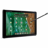 Acer - Chromebook Tab 510 D652N - 10.1" - Tablet - 64 GB - Charcoal Black - Front_Zoom