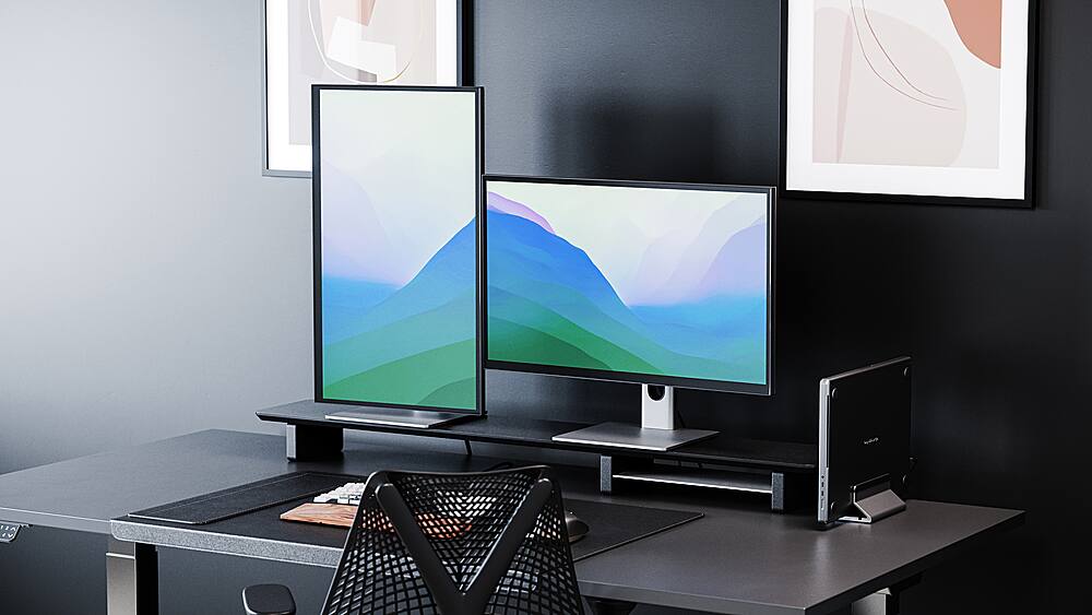 Alt View 20. Alogic - Clarity Max 27" 60 Hz UHD 4K Monitor with 16:9 AR, USB-C and 90W Power Delivery - Black.