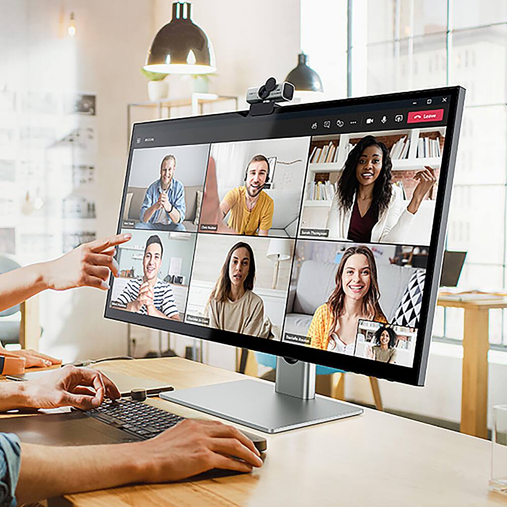 Alt View 21. Alogic - Clarity Max 27" 60 Hz UHD 4K Monitor with 16:9 AR, USB-C and 90W Power Delivery - Black.